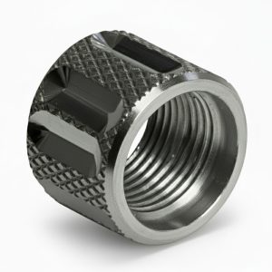Thread Protector 1/2 x 28 (9mm & .357SIG Barrel) Knurled Straight Fluted in Black - Glock Parts - Miami Shooters Supply