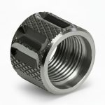 Thread Protector 1/2 x 28 (9mm & .357SIG Barrel) Knurled Straight Fluted in Red