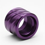 Thread Protector 1/2 x 28 (9mm & .357SIG Barrel) Thick Spiral in Violet