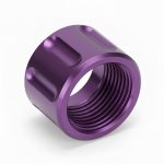 Thread Protector 1/2 x 28 (9mm & .357SIG Barrel) Straight Fluted in Violet