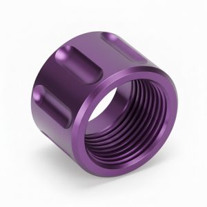 Thread Protector 1/2 x 28 (9mm & .357SIG Barrel) Straight Fluted in Violet - Glock Parts - Miami Shooters Supply