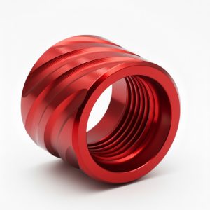 Thread Protector 1/2 x 28 (9mm & .357SIG Barrel) Knurled Thick Spiral in Red - Glock Parts - Miami Shooters Supply