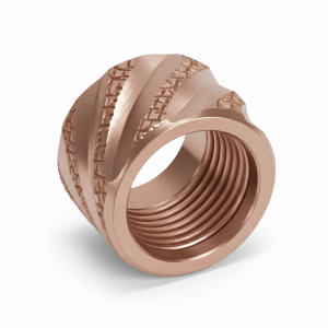 Thread Protector 1/2 x 28 (9mm & .357SIG) Knurled in Rose Gold - Glock Parts - Miami Shooters Supply