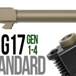 Fits Glock 17 New  9mm Match Grade Barrel in Dark Earth