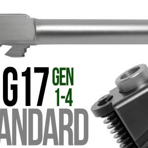 Fits Glock 17 New  9mm Match Grade Barrel in Flat Gray - Glock Barrels - Miami Shooters Supply