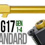 Fits Glock 17 New  9mm Match Grade Barrel in Gold