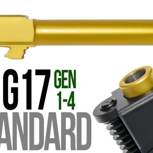 Fits Glock 17 New  9mm Match Grade Barrel in Gold - Glock Barrels - Miami Shooters Supply