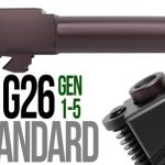 Fits Glock 26  9mm Match Grade Barrel in Plum