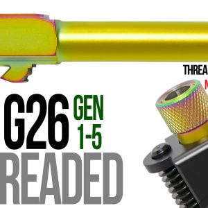 Fits Glock 26  9mm Match Threaded Barrel in Chameleon - Glock Barrels - Miami Shooters Supply